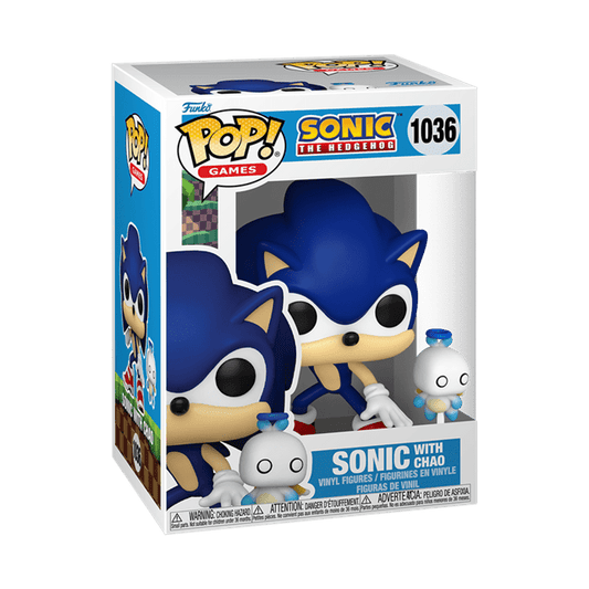 #1036 Sonic With Hero Chao Sonic The Hedgehog Games Funko Pop