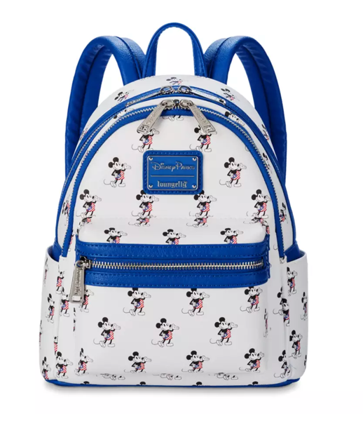 Mickey Mouse American Flag 4th of July Loungefly Mini Backpack Disney / Disney Disneyana USA Parks