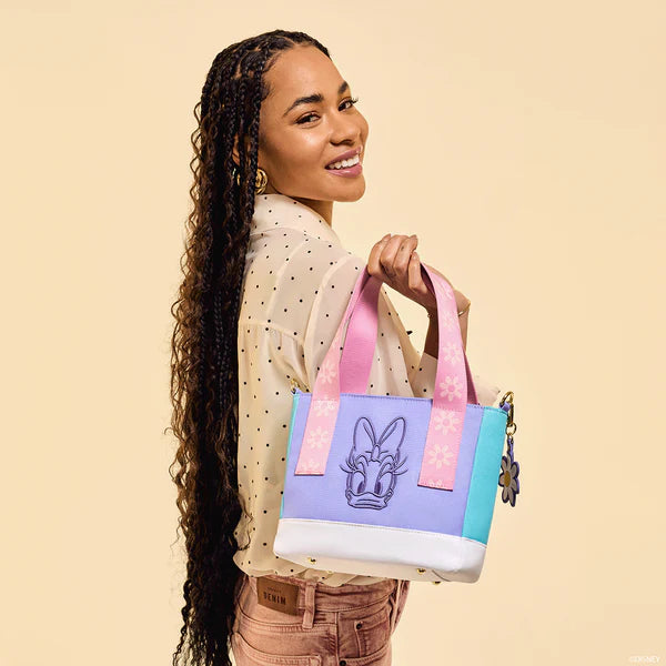 Disney Daisy Duck Nylon Loungefly Mini Tote Bag