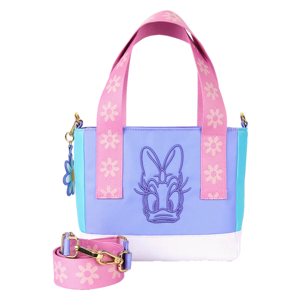 Disney Daisy Duck Nylon Loungefly Mini Tote Bag