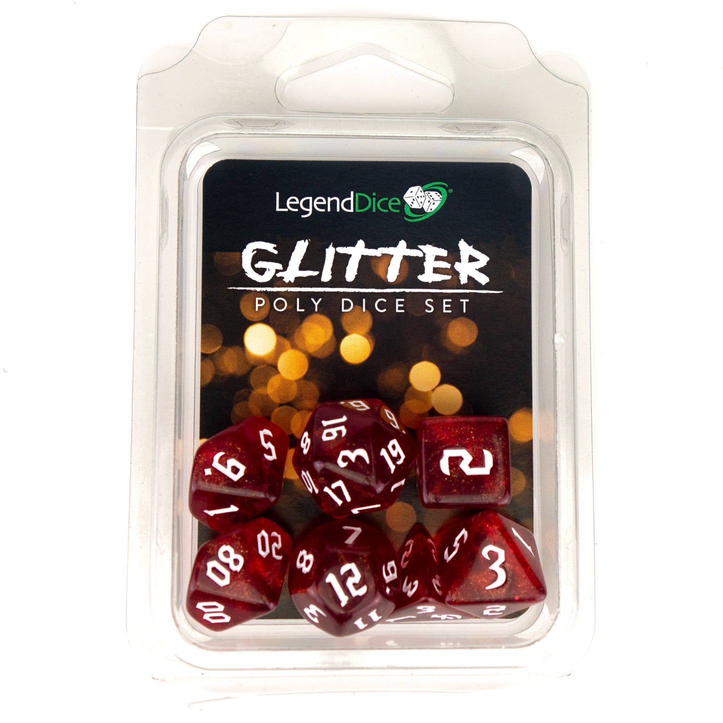 Clamshell Dice Pack - Glitter