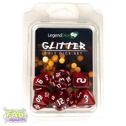 Clamshell Dice Pack - Glitter