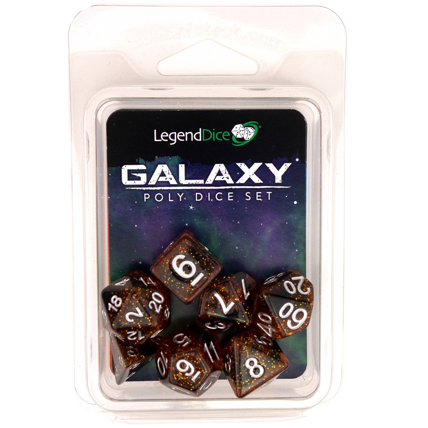Clamshell Dice Pack - Galaxy