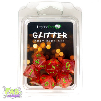 Clamshell Dice Pack - Glitter