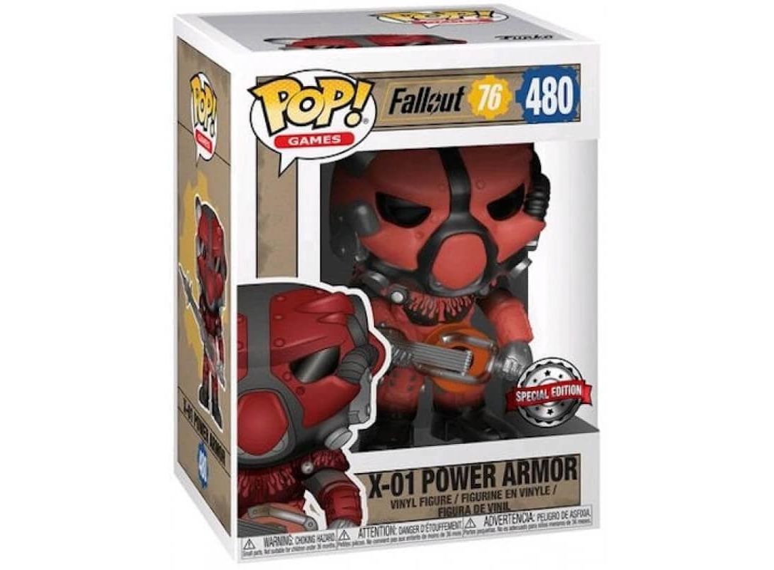 #480 X-01 Power Armor Red Fallout 76 Games Funko Pop