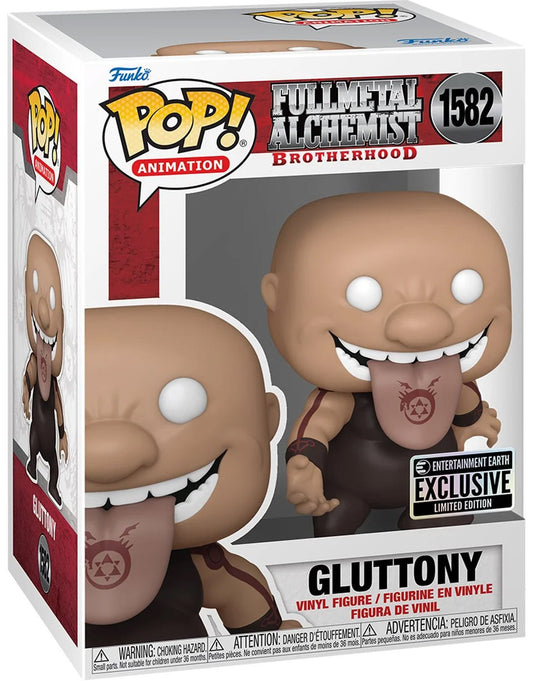 #1582 Gluttony ENTERTAINMENT EARTH Full Fullmetal Alchemist Animation Funko Pop