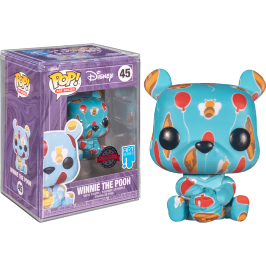 #45 Winnie The Pooh Art Series AMAZON Disney Funko Pop SEALED in Stack