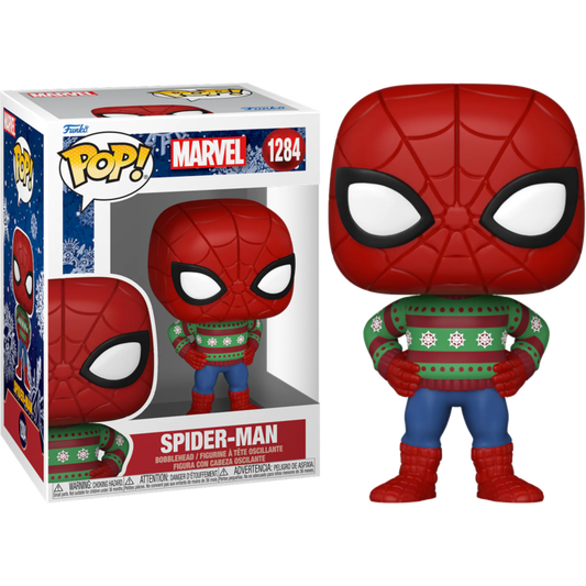 #1284 Spider-Man Holidays Christmas Jumper Marvel Funko Pop