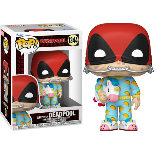#1344 Sleepover Deadpool Marvel Funko Pop