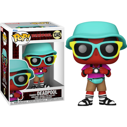 #1345 Tourist Deadpool Marvel Funko Pop