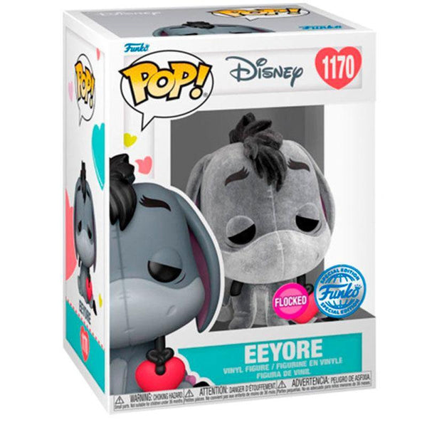 #1170 Eeyore FLOCKED Disney Funko Pop