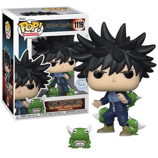 #1119 Megumi Fushiguro with Toads Jujutsu Kaisen Animation Funko Pop
