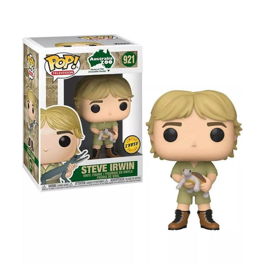 #921 Steve Irwin with Turtle CHASE Television Funko Pop