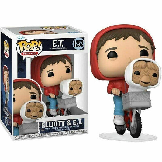 #1252 Elliott and E.T. Movies Funko Pop