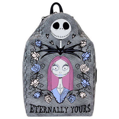 Nightmare Before Christmas Christmas Jack & Sally Gravestone Disney Loungefly Backpack 26cm Eternally Yours