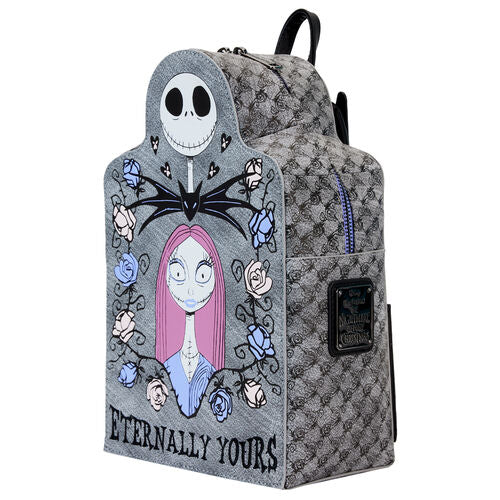 Nightmare Before Christmas Christmas Jack & Sally Gravestone Disney Loungefly Backpack 26cm Eternally Yours