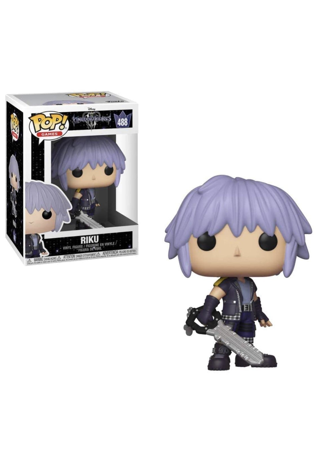 #488 Riku Kingdom Hearts Disney Funko Pop