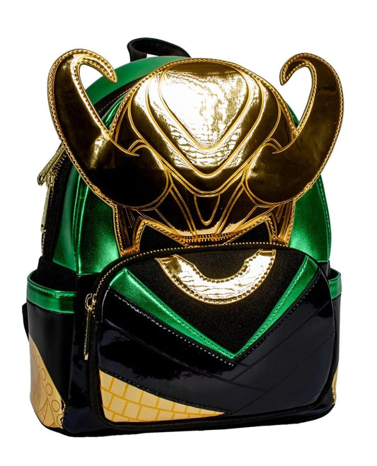 Loki Metallic Marvel Mini Backpack Loungefly