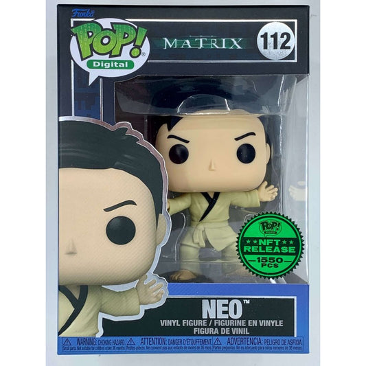 #112 Neo Matrix LE 1550 NFT Funko pop In Stack