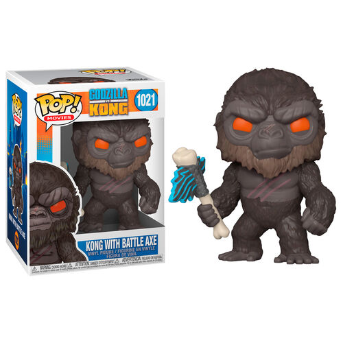 #1021 Kong with Battleaxe Godzilla vs Kong Movies Funko Pop