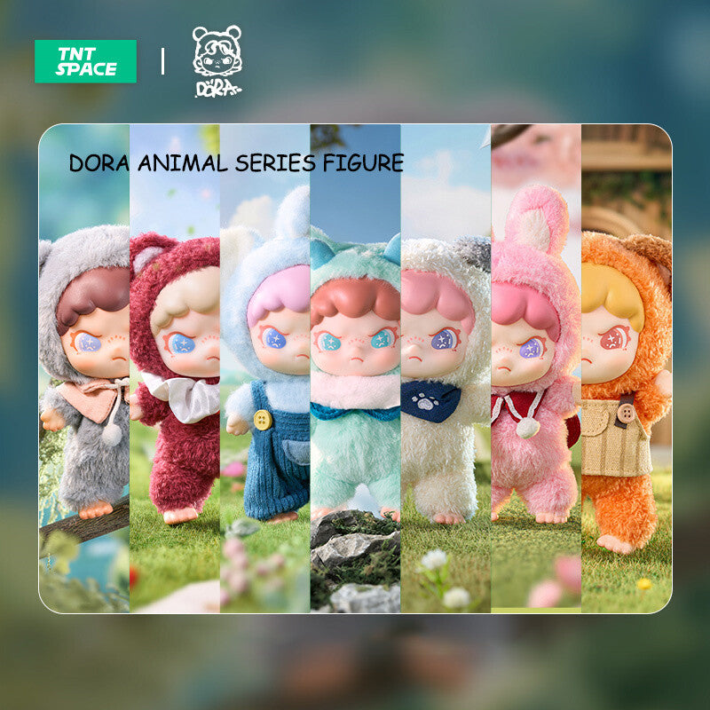 TNT Space x Dora Animal Series Vinyl Plush Figure Blind Box GENUINE