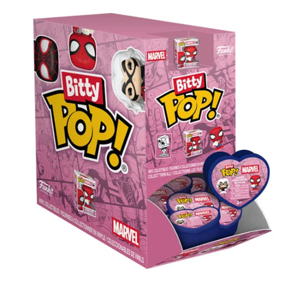 Valentines Spider-Man Marvel Bitty Pop Individual Blind Bag Mystery Funko