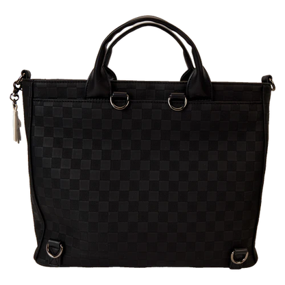 Mickey Mouse Black Disney Evergreen Loungefly Convertible Tote Bag / Backpack