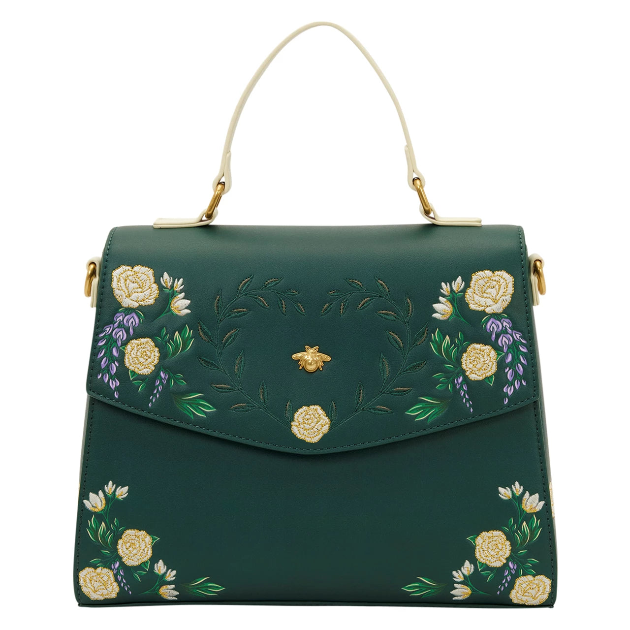 Bridgerton Floral Silhouette Loungefly Crossbody Bag