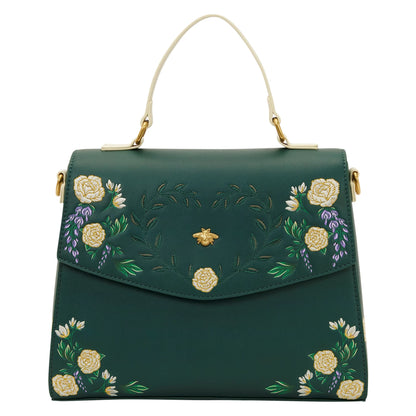 Bridgerton Floral Silhouette Loungefly Crossbody Bag