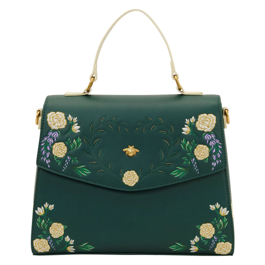 Bridgerton Floral Silhouette Loungefly Crossbody Bag