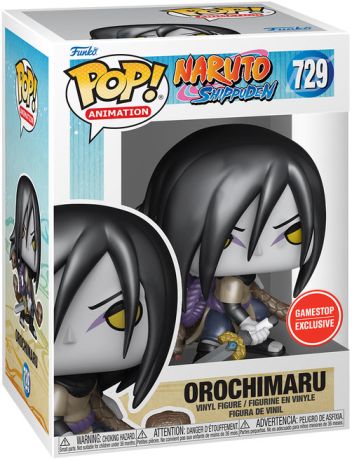 #729 Orochimaru (Metalic) GAMESTOP EXCLUSIVE Naruta Animation Funko Pop