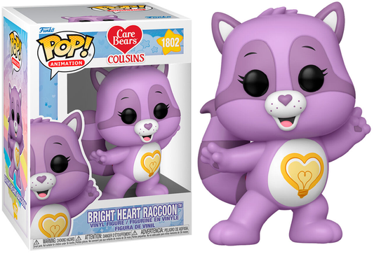 #1802 Bright Heart Raccoon Care Bears Cousins Animation Funko Pop