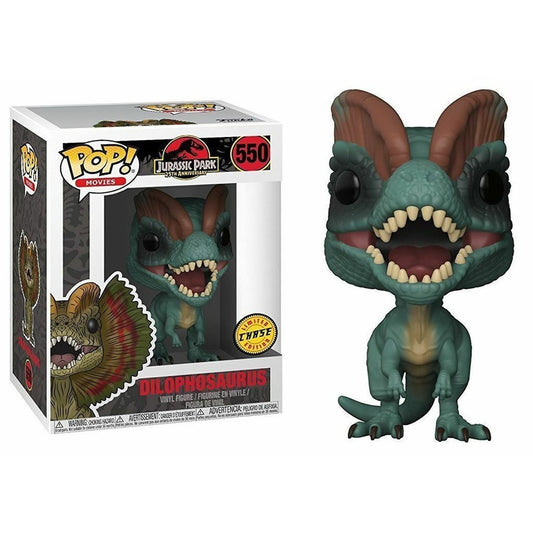 #550 Dilophosaurus CHASE Jurassic Park Movies Funko Pop