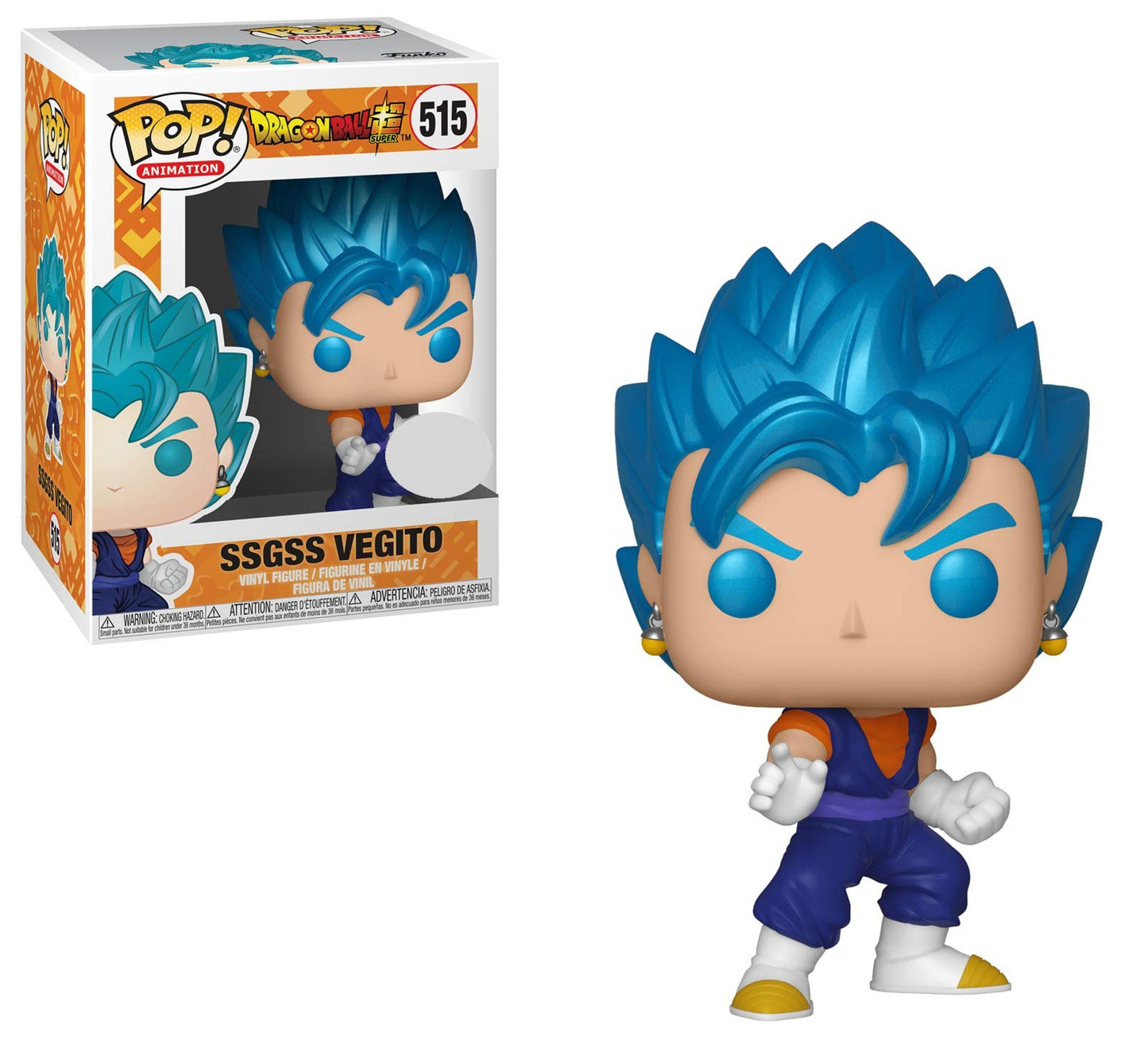 #515 SSGSS Vegito Metallic Dragon Ball Z DBZ Animation Funko Pop