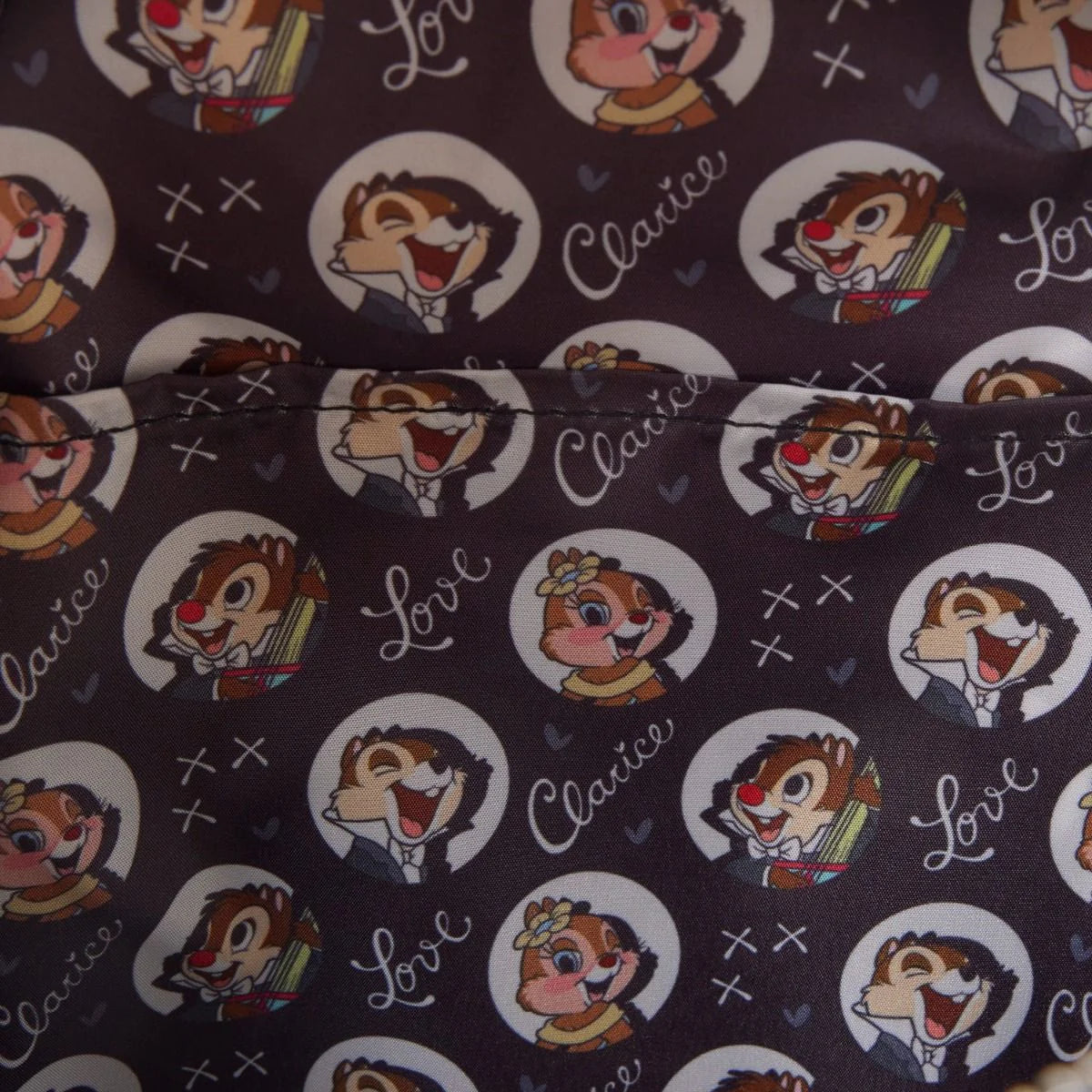 Chip n Dale Two Chips and a Miss Chipmunk Disney Loungefly Mini Backpack