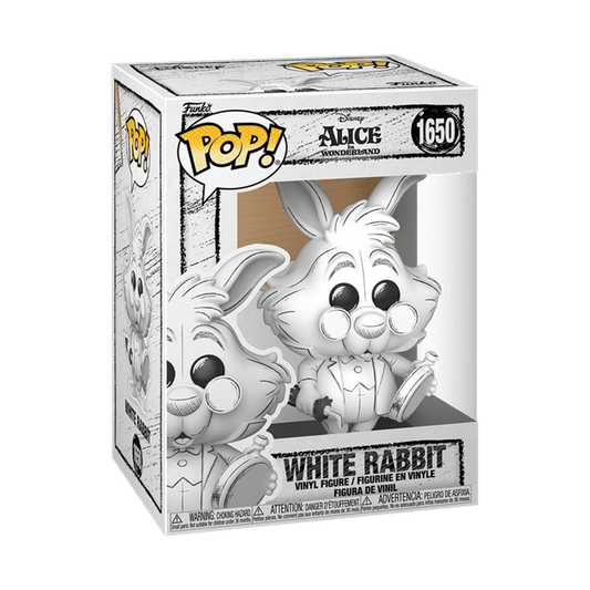 #1650 White Rabbit SKETCH Alice in Wonderland Disney Funko Pop