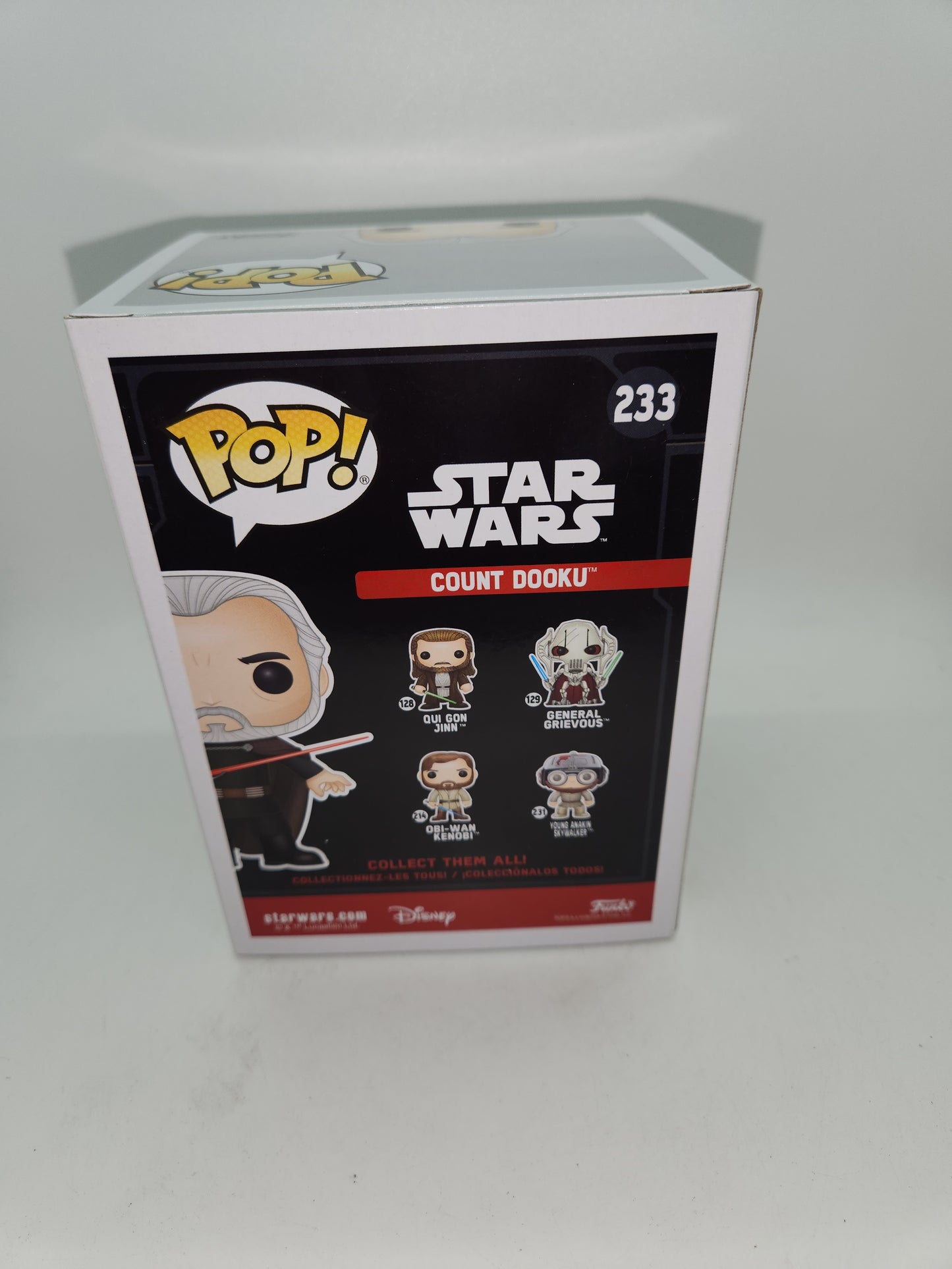 #233 Count Dooku SMUGGLER'S BOUNTY EXCLUSIVE Star Wars Funko Pop