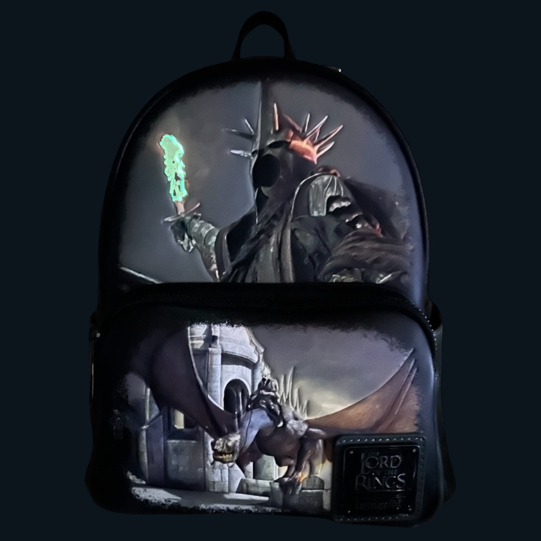 The Lord of the Rings The Witch King Nazgul Glow in the Dark Mini Backpack Loungefly