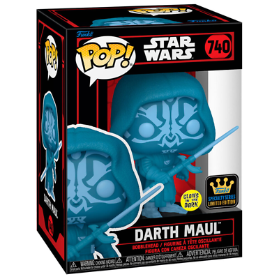 #740 Darth Maul GLOW SPECIALITY SERIES EXCLUSIVE Star Wars Funko Pop