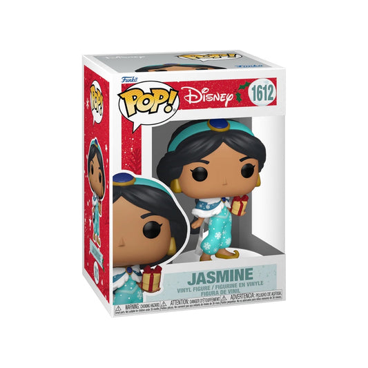 #1612 Jasmine Christmas Holidays Aladdin Disney Princess Funko Pop