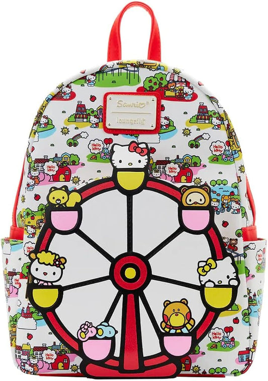 Hello Kitty and Friends Carnival Wheel Sanrio Loungefly Mini Backpack
