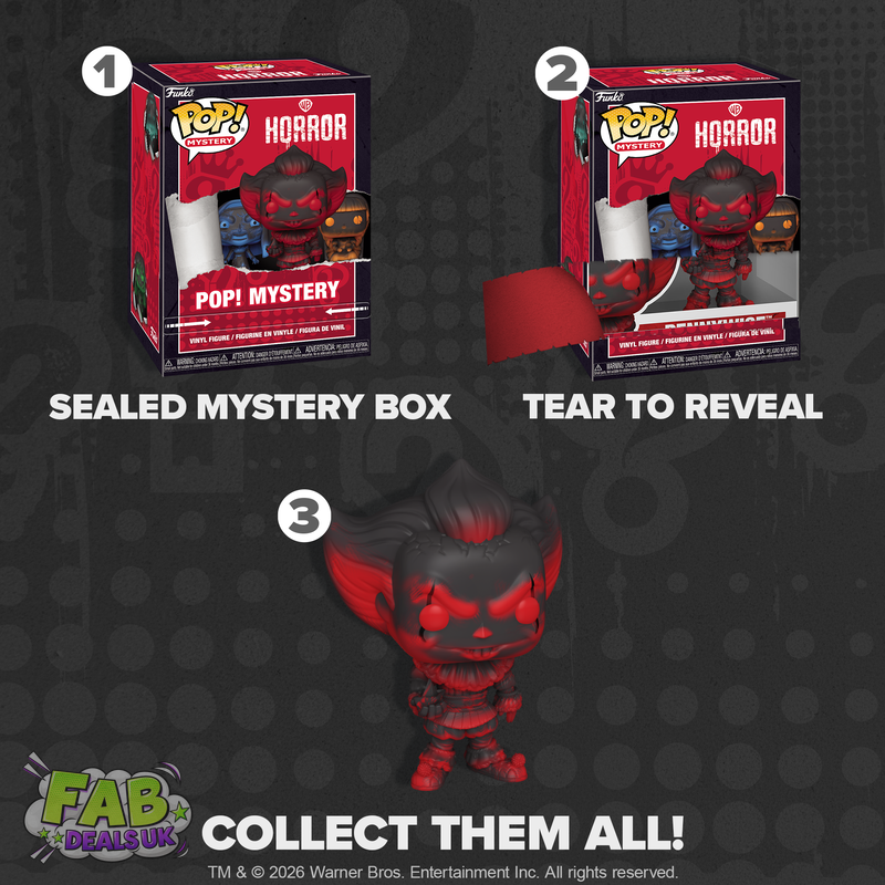 Horror Mystery Pop Blind Box with Chance of Chase Funko Pop