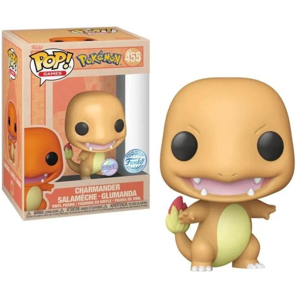 #455 Charmander (Soft Colour) Pokemon Games Funko Pop