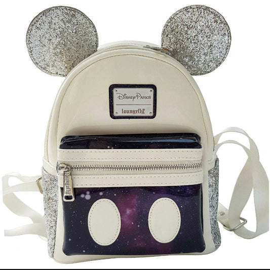Mickey's Main Attraction Space Mountain Disney Parks Loungefly Mini Backpack