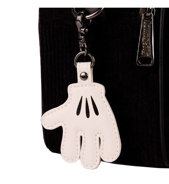 Loungefly x Disney - Disney 100 Mickey Mouse Corduroy Convertible Crossbody Bag