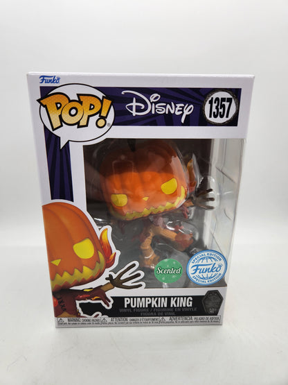 #1357 Pumpkin King SPECIAL EDITION SCENTED Disney Funko Pop