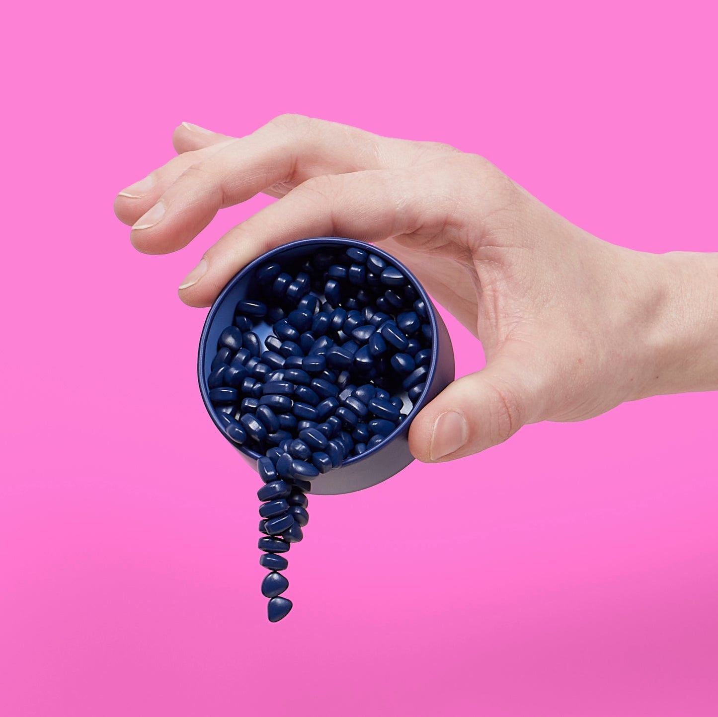 Crags Blue Matte Magnetic Fidget Putty Magnets for Adults