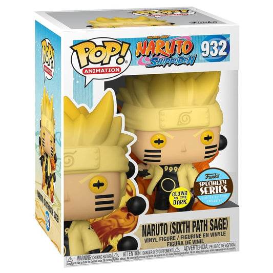#932 Naruto Sixth Path Sage GLOW SPECIALTY SERIES Animation Funko Pop