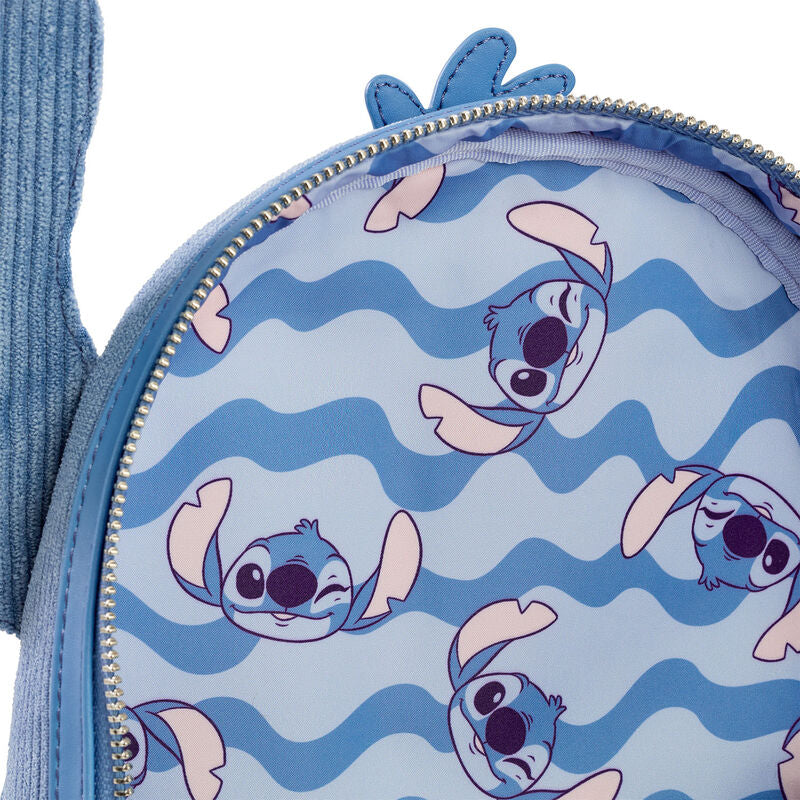 Lilo & Stitch Corduroy Mini Disney Loungefly Backpack