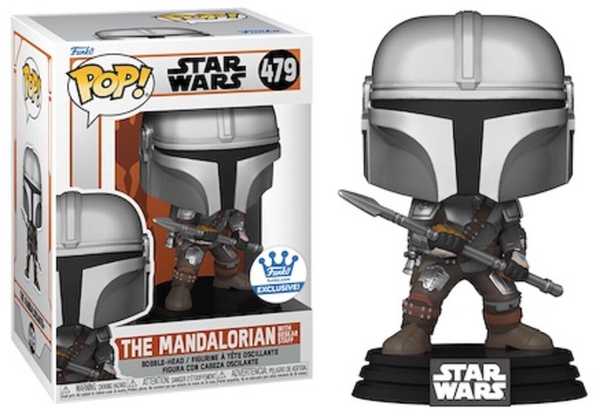 #479 The Mandalorian With Beskar Staff FUNKO EXCLUSIVE Star Wars Funko Pop